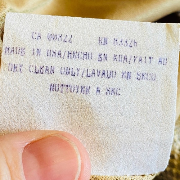 Vintage EN FRANCAIS by HUEY WALTZER Gold Dress & Blazer Size 24 Elegant Church - Picture 16 of 16